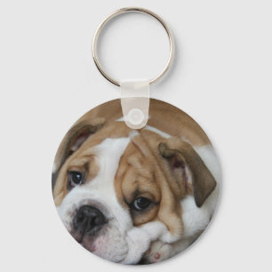 Porte-clés Porte - clé de Bulldog dormant