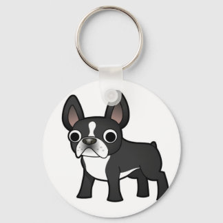 Porte-clés porte - clé de bulldog français