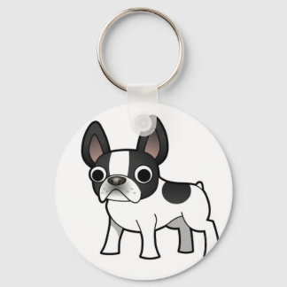 Porte-clés porte - clé de bulldog français