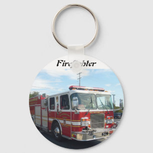 Porte-clés porte - clé de camion de pompiers