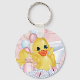 Porte-clés Porte - clé de canard en caoutchouc P