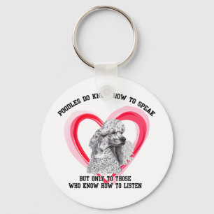 Porte-clés Porte - clé de caniche