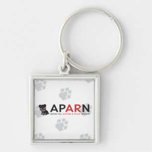 Porte-clés Porte - clé de carré de prime de logo d'APARN