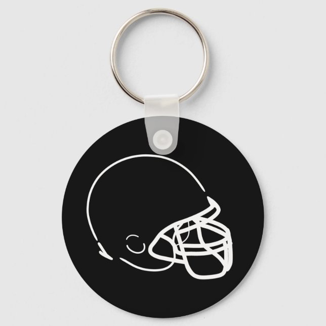 Porte-clés Porte - clé de casque de football (Recto)