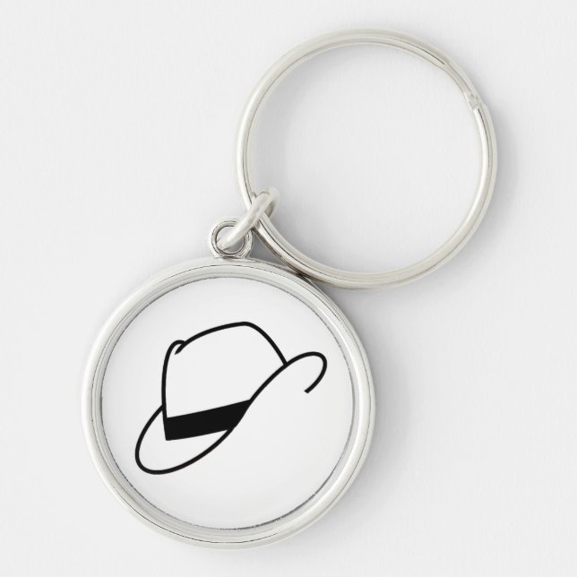 Porte-clés Porte - clé de casquette de Fedora (Devant)