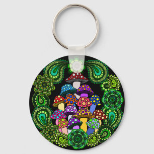 Porte-clés Porte - clé de champignons