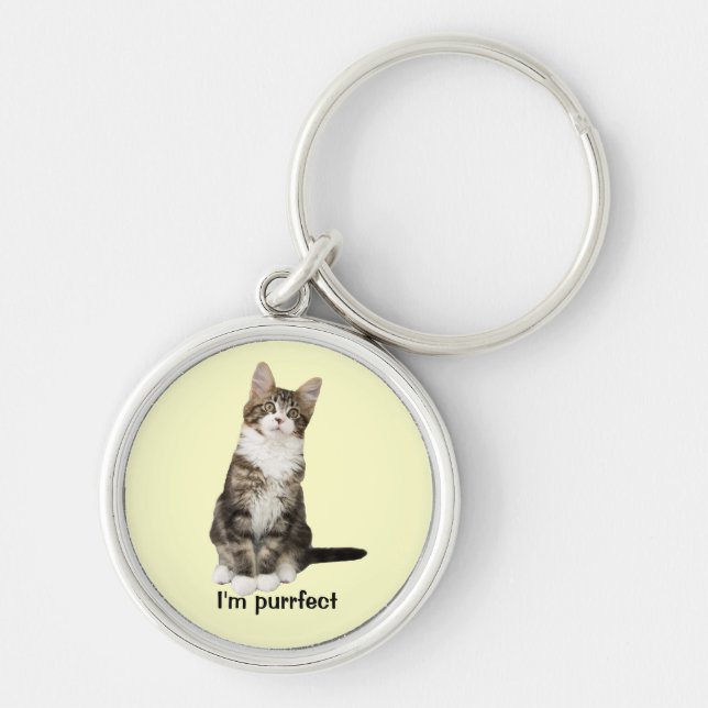 Porte-clés Porte - clé de chat (Devant)