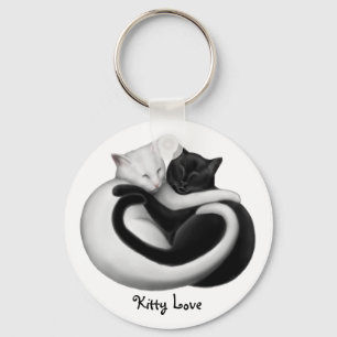 Porte-clés Porte - clé de chat d'amour de Kitty
