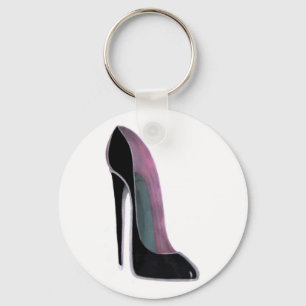 Porte-clés Porte - clé de chaussure Stiletto noir