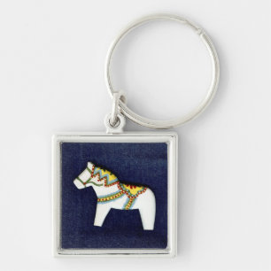 Porte-clés Porte - clé de cheval blanc