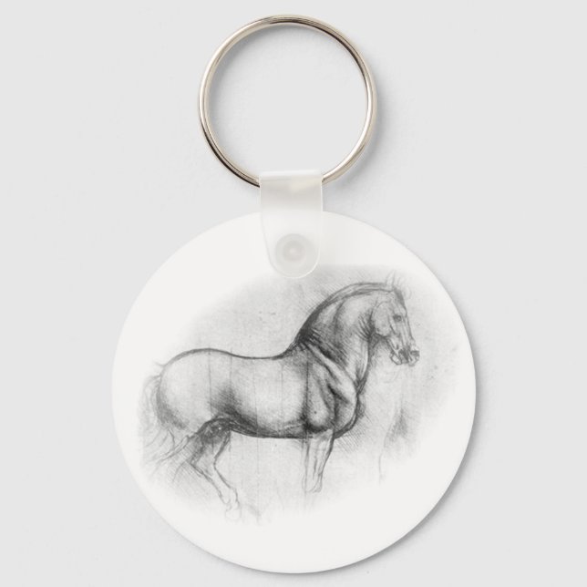 Porte-clés Porte - clé de Cheval Leonardo DaVinci (Recto)