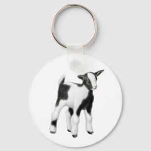 Porte-clés Porte - clé de chèvre de bébé mignonne