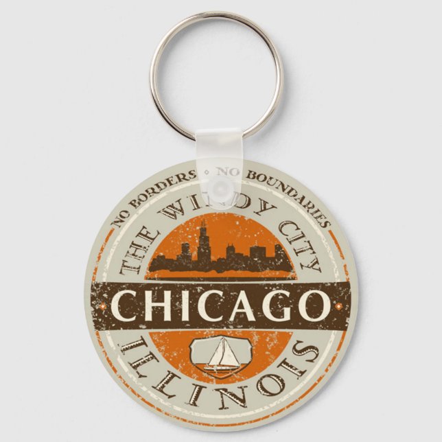 Porte-clés Porte - clé de Chicago (Recto)