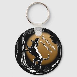 Porte-clés Porte - clé de chien de chien de chien de chasse p