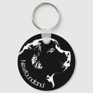 Porte-clés Porte - clé de chien de Terre-Neuve Porte - clé de