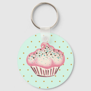 Porte-clés Porte - clé de chocolat à la menthe rose