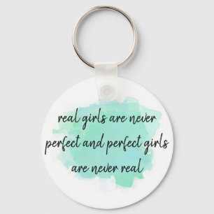 Porte-clés porte - clé de citation de fille