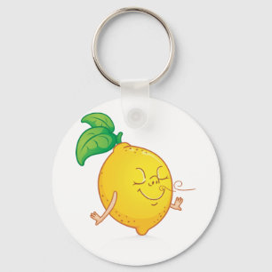 Porte-clés Porte - clé de citron de dessin