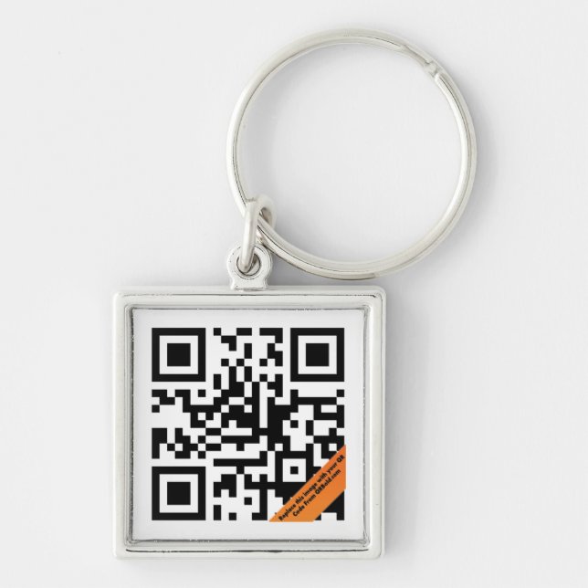 Porte-clés Porte - clé de code de QR (Devant)