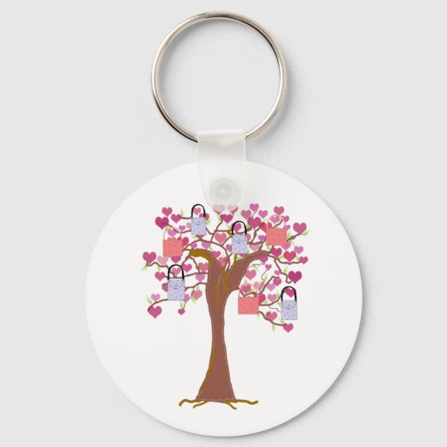 Porte-clés Porte - clé de coeur et sacs à main (Recto)