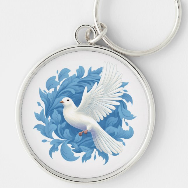 Porte-clés Porte - clé de colombe (Devant)