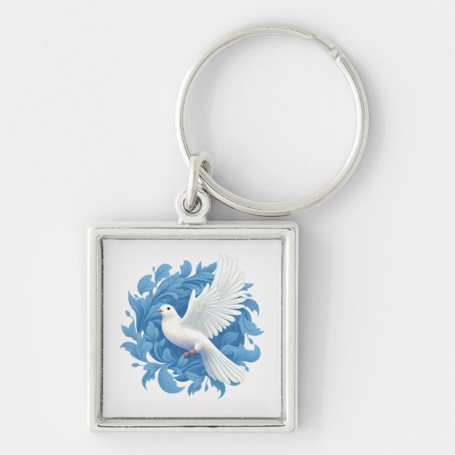 Porte-clés Porte - clé de colombe (Devant)