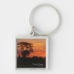 Porte-clés Porte - clé de coucher de soleil Acacia