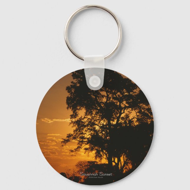 Porte-clés Porte - clé de coucher de soleil Savannah (Recto)