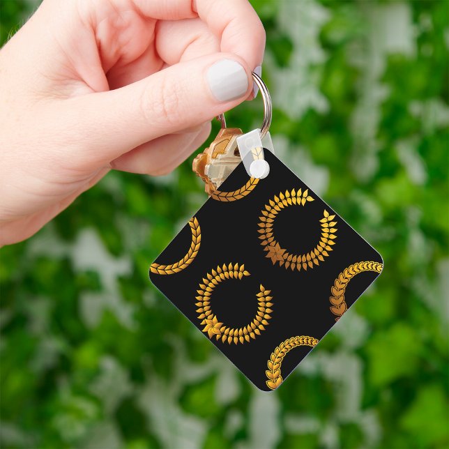 Porte-clés Porte - clé de couronnes Golden Laurel (Créateur téléchargé)