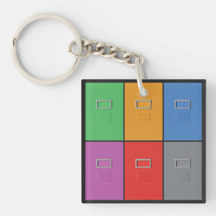 Porte-clés Porte - clé de coutume de classeur