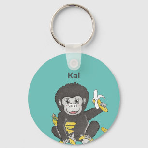 Porte-clés Porte - clé de Cute Gorilla