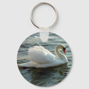 Porte-clés Porte - clé de cygne blanc