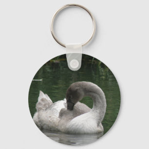 Porte-clés Porte - clé de cygne endormi