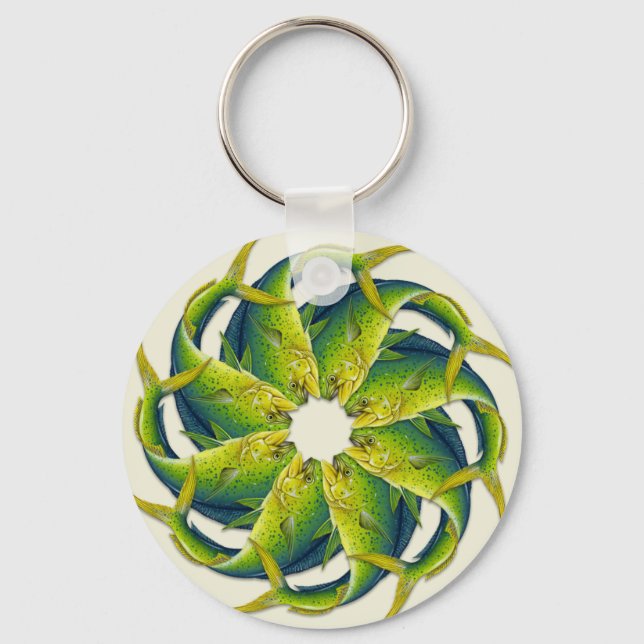 Porte-clés Porte - clé de dauphinish (Mahi Mahi) (Recto)