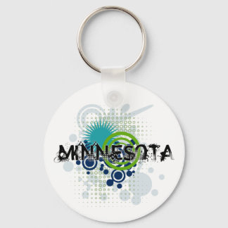 Porte-clés Porte - clé de demi-teinte Grunge moderne Minnesot
