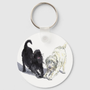 Porte-clés Porte - clé de deux Doodles