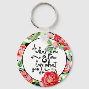 Porte-clés Porte - clé de devis Inspiration Roses Motivation