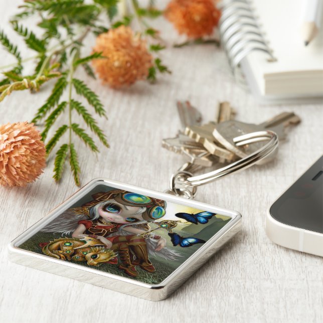 Porte-clés Porte - clé "de Dragonling de rouages" (Côté)