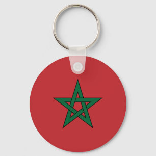 Porte-clés Porte - clé de drapeau du Maroc