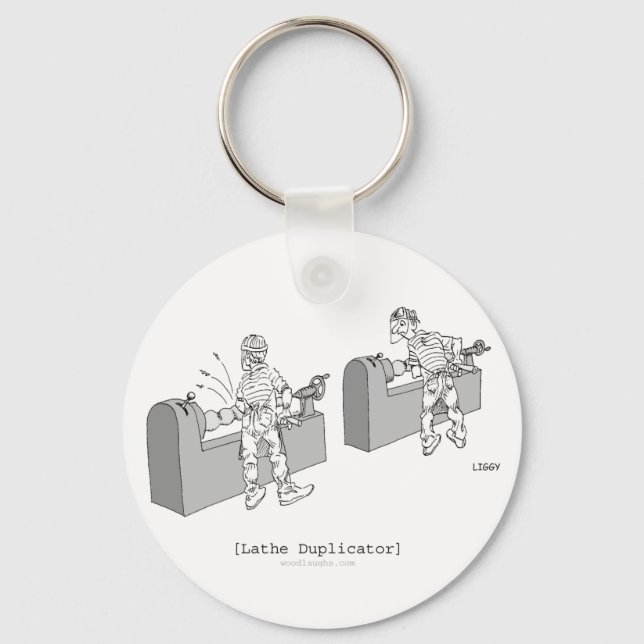 Porte-clés Porte - clé de duplicateur Lathe (Recto)