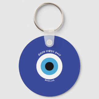 Porte-clés Porte - clé de Evil Eye Good Vibes uniquement
