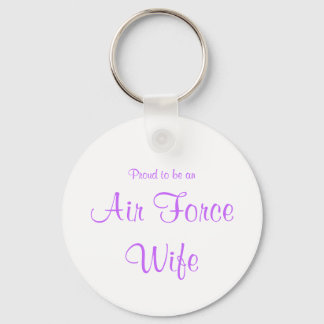 Porte-clés Porte - clé de femme de la Force aérienne (lavande