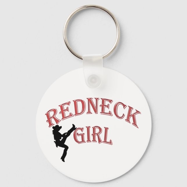 Porte-clés Porte - clé de fille Redneck (Recto)