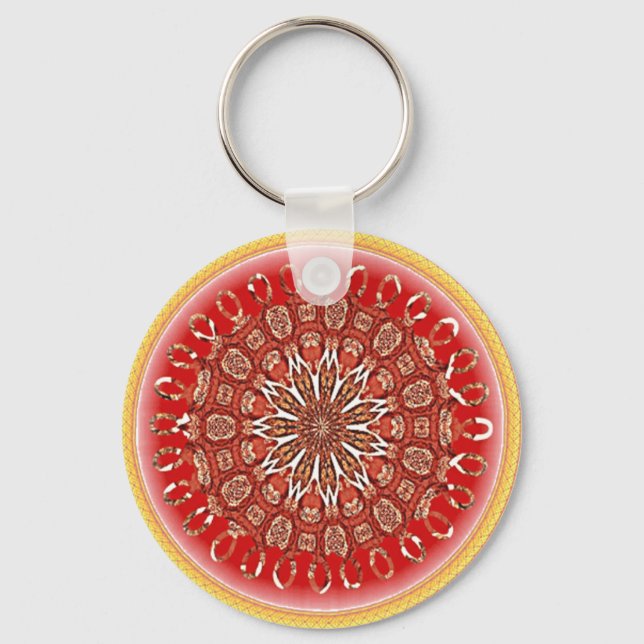 Porte-clés Porte - clé de Fire Mandala (Recto)