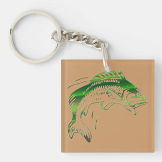 Porte-clés Porte - clé de Fish_Green