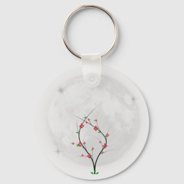 Porte-clés Porte - clé de fleurs de lune (Recto)