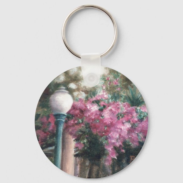 Porte-clés Porte - clé de fleurs en cascade (Recto)