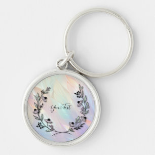 Porte-clés Porte - clé de fleurs minimal