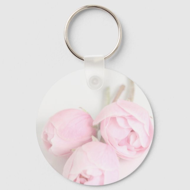 Porte-clés Porte - clé de fleurs roses (Recto)