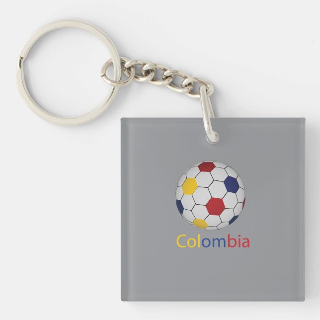 Porte-clés Porte - clé de football de Colombie (Devant)